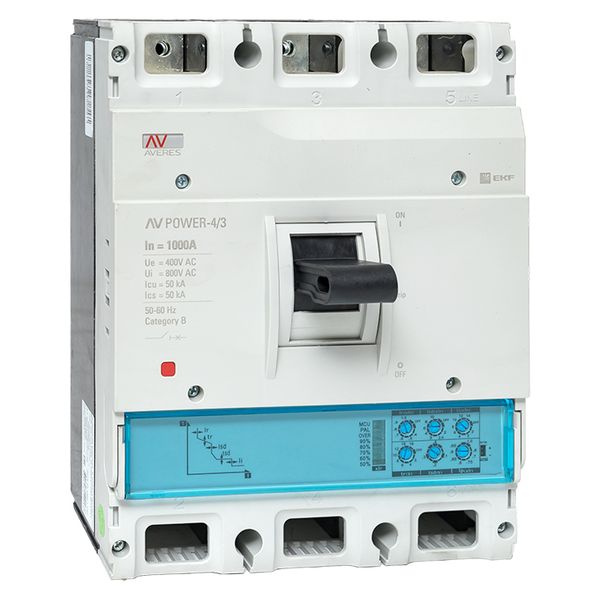 Выключатель AV POWER-4/3 1000А 50kA ETU2.0 фото 1
