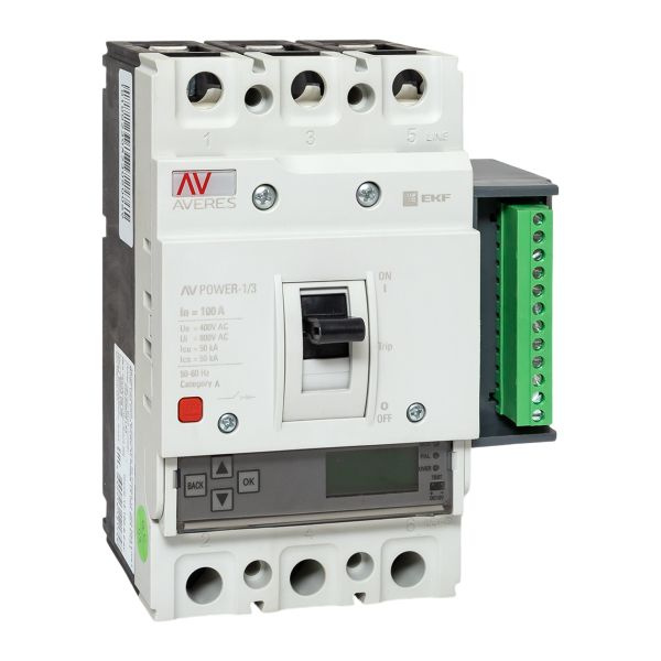 Выключатель AV POWER-1/3 100А 50kA ETU6.2 фото 1