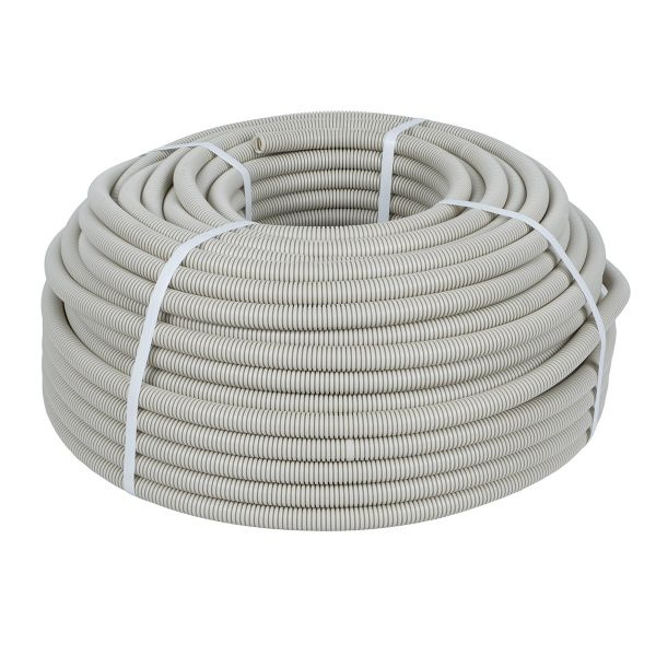 Труба гофр.ПВХ с зондом d32мм (50м) EKF Plast фото 1