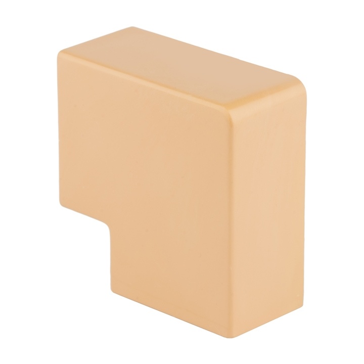 Поворот 90 гр EKF-Plast 25х25 (4шт) под светлое дерево фото 1