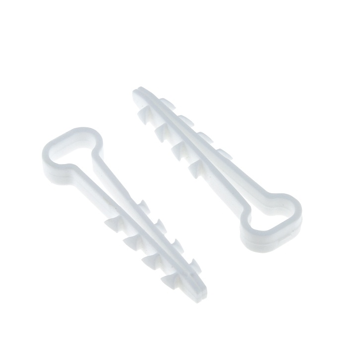 Дюбель-хомут 6х14 полипропилен белый (уп./50шт) EKF Simple фото 1