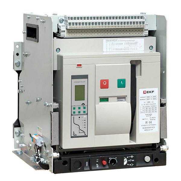 ВА-45 2000/2000А 3P 85кА выкат., корзина, гориз., ETU(220В AC) LCD ModBus-RTU, мп/нр/вкл.к.(220В AC) фото 1