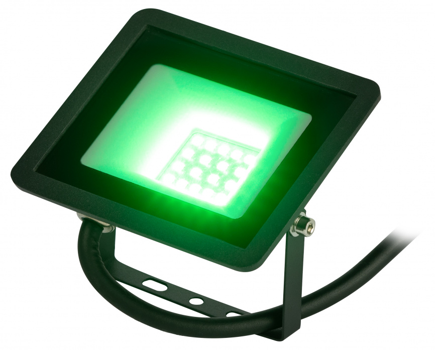 Прожектор светодиодный уличный ЭРА LPR-025-GREEN-020 20Вт зеленое свечение IP65 гарантия 2 года фото 1