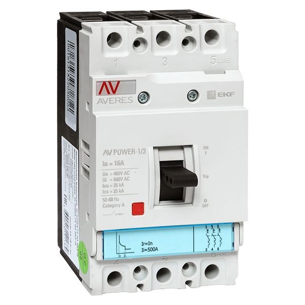 Выключатель AV POWER-1/3 16А 35kA TR фото 1