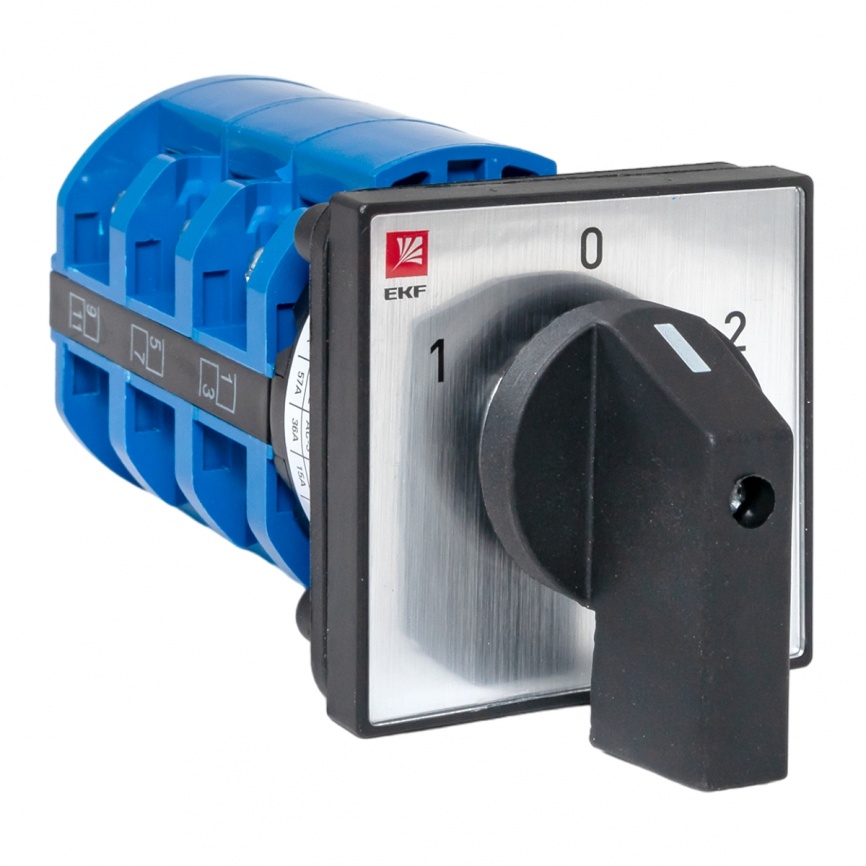 Кулачковый переключатель ПК-1-43 63А 3P "1-0-2" EKF  фото 1