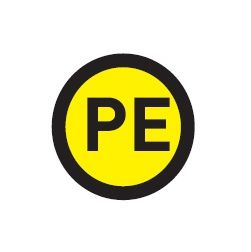 Наклейка "PE" (20мм) (40) фото 1