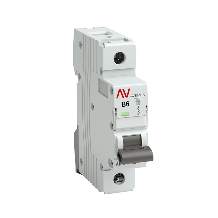 Выключатель AV-6 1P 06A (B) 6kA EKF AVERES фото 1