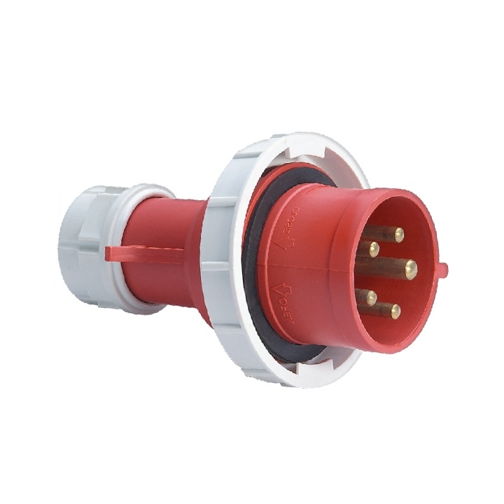 Вилка переносная 0252 3Р+РЕ+N 32А 380В IP67 EKF PROxima фото 2