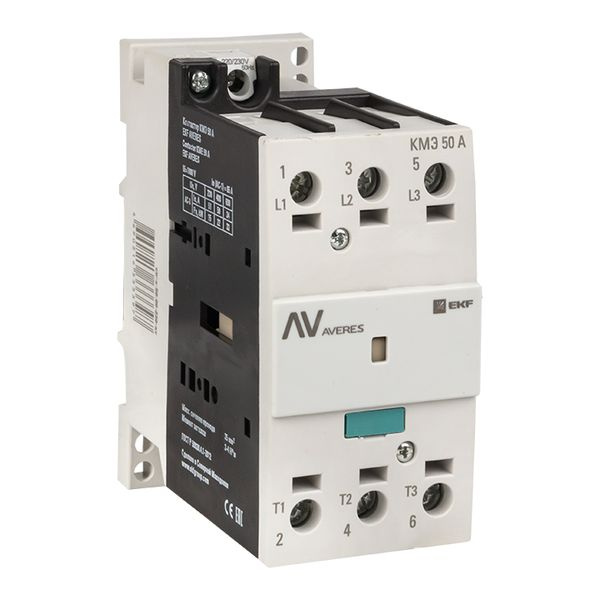 Контактор КМЭ 50А 400В АС EKF AVERES  фото 1
