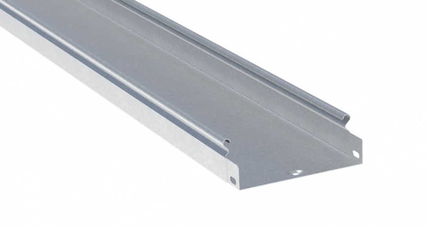 Лоток неперфорированный 50х200х3000-0,7мм (12м) EKF фото 1