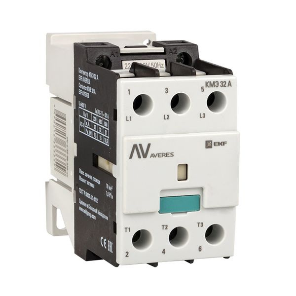 Контактор КМЭ 32А 400В АС EKF AVERES фото 1