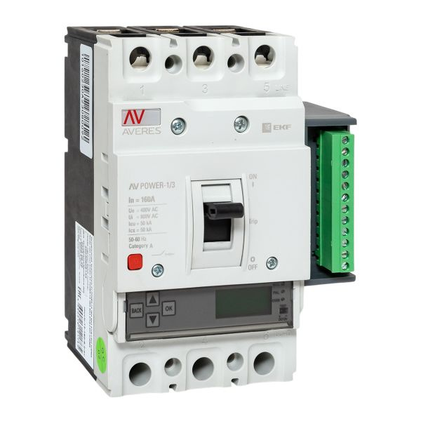 Выключатель AV POWER-1/3 160А 50kA ETU6.2 фото 1