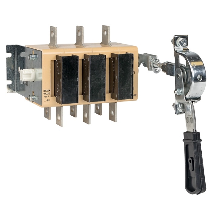 Выключатель-разъединитель ВР32У-37A71240-R 400А, 2 направ. с д/г камерами, с передней смещённой руко фото 1